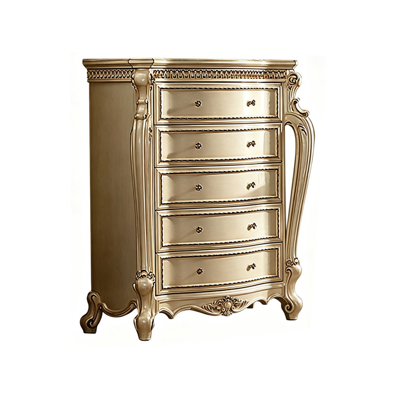 Commode 5 tiroirs Antique Pearl