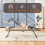 Machine de Pilates Reformer pour l'entraînement à domicile, équipement de Pilates pliable avec ressorts en alliage de haute résistance pour débutants, jusqu'à 330 lb, beige