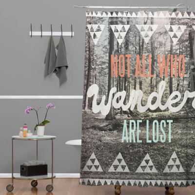Rideau de douche simple Abri Wander