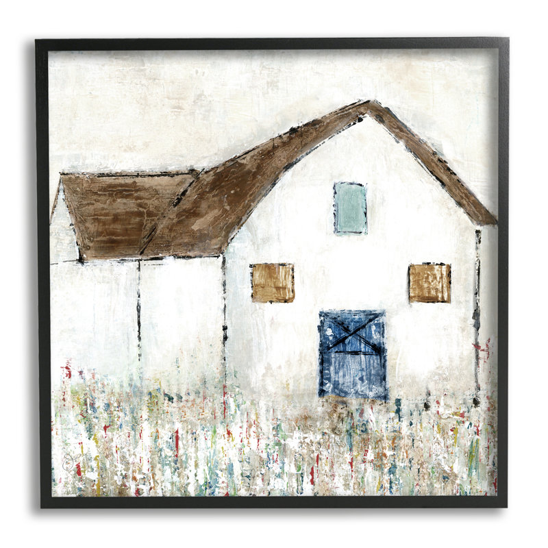 Peinture à cadre flottant sur fond blanc, Giclée encadrée noir minuit, H 12 po x l 12 po x P 1,5 po
