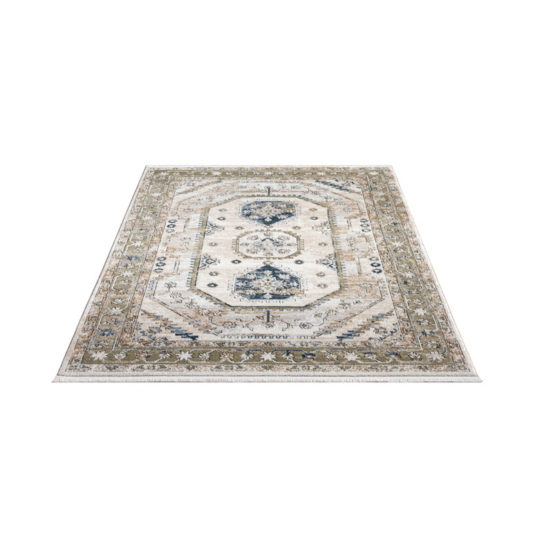 Tapis beige Abani Rugs Savoy SAV170A, Rectangle 5 pi 3 po x 7 pi 6 po