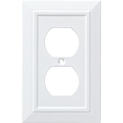 Classic Architecture Antimicrobial 1-Gang Duplex Wall Plate