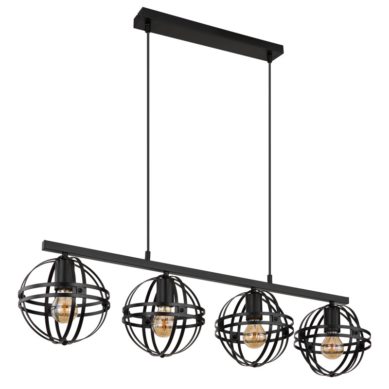 Weskan 4 - Light Matte Black Pendant