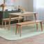 Larsen Oak Solid Wood Base Dining Table