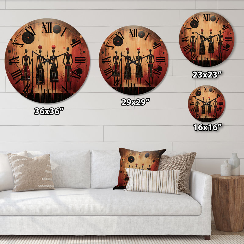 Horloge murale Anushya, Moyenne