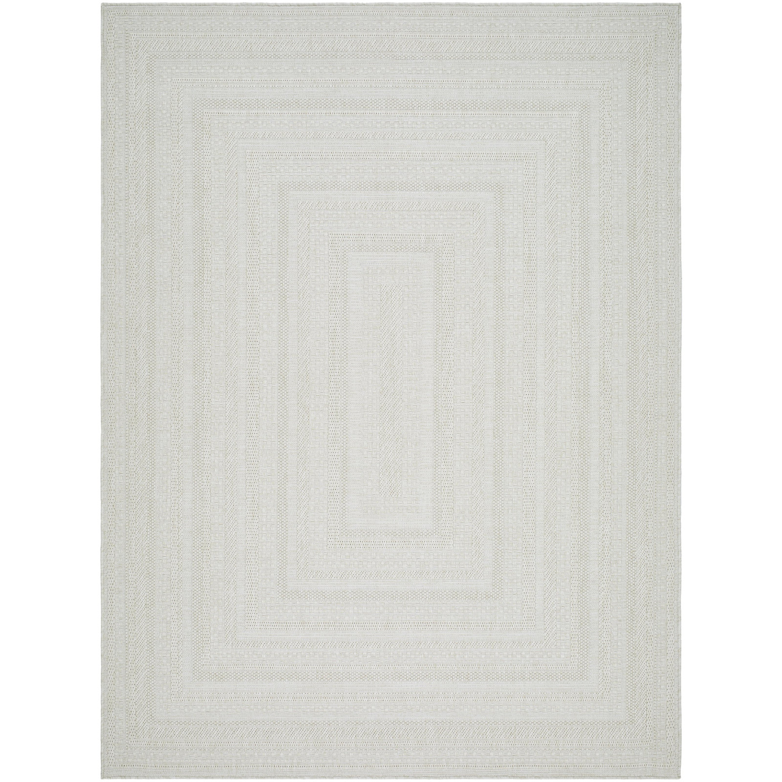 Winn Gray Area Rug, Rectangle 5'3" x 7'