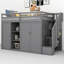 Lit mezzanine simple avec placards Jaico
