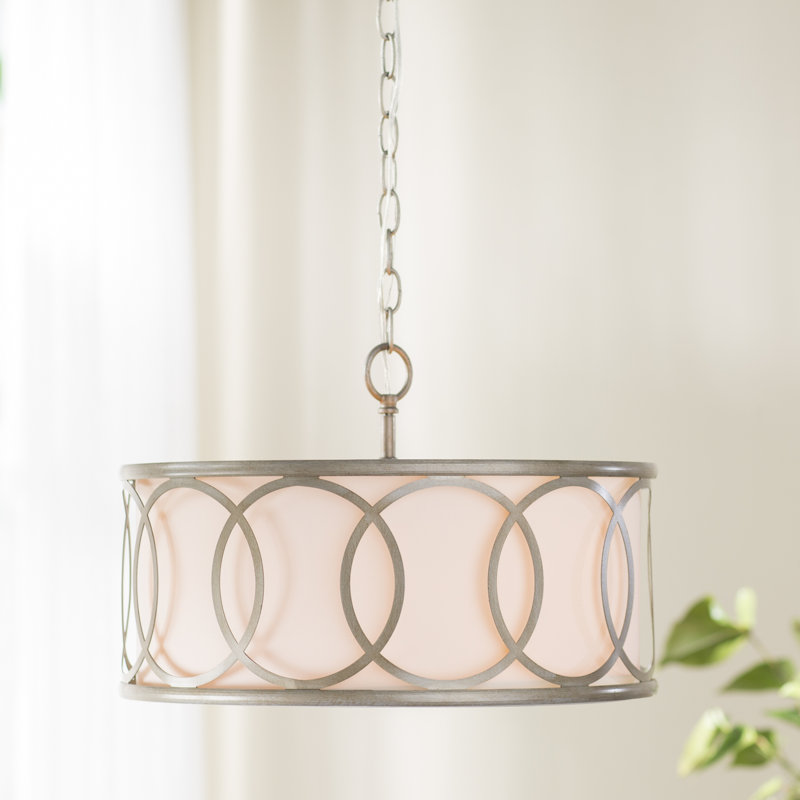 Luminaire suspendu cylindrique 3 lumières Townsend