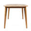 Table d'extérieur en bois - Résiste à l'épreuve du temps faite de solide avec une finition chic
