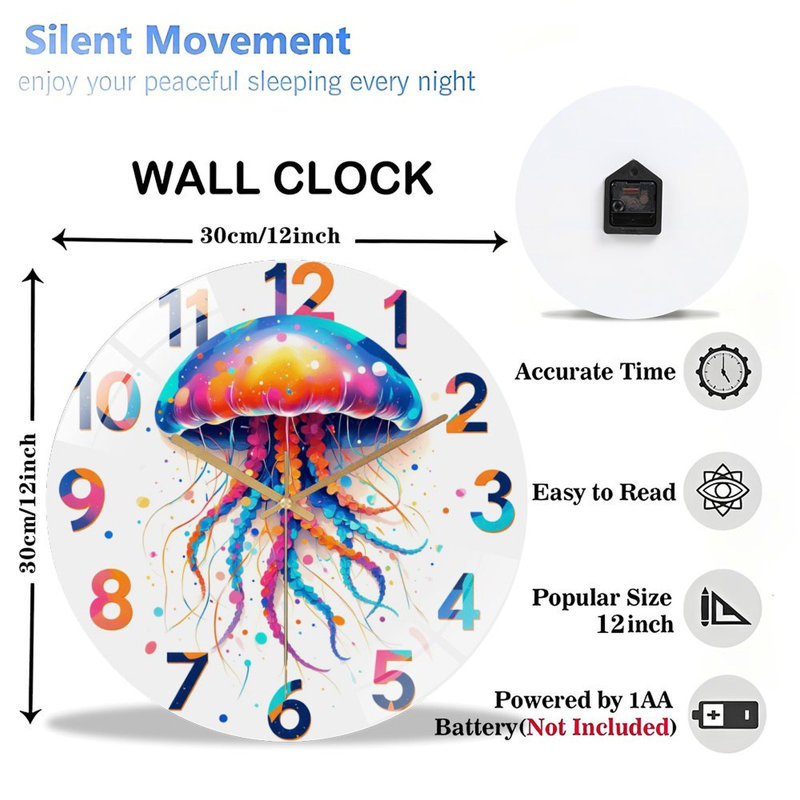 Horloge murale 12 po