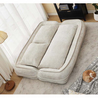 Lit double pour chien avec canapé réglable