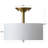 13" Fabric Semi Flush Mount-91406424