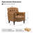 Annja 32" W Tufted Genuine Leather Armchair-80015534