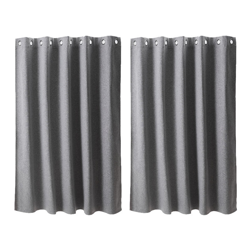 Sheer Curtain, Grey, 117cm Width x 183cm Drop