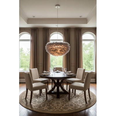 Lustre 1 lumière avec boule d'oie Manrique