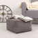 Icon Bernhard Square Corduroy Pouffe