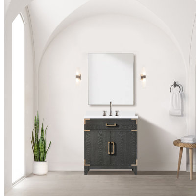 Ensemble de miroir de meuble-lavabo simple 36 po x P 22 po Laurel