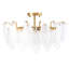 Glass Lampshade Ceiling Flush Mount Light-826297089