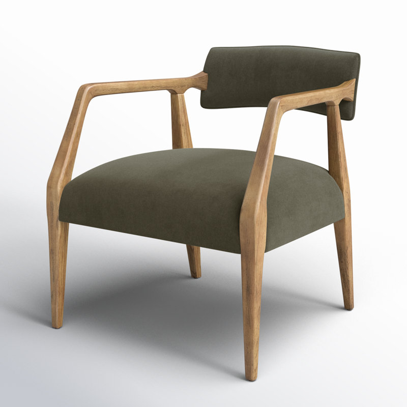 Tyler 22" Armchair, Loden Performance Velvet