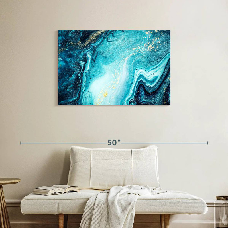 Avery Abstract Water, 24" H x 36" W