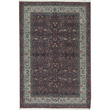 Shah Wool Oriental Area Rug in Green/Gray