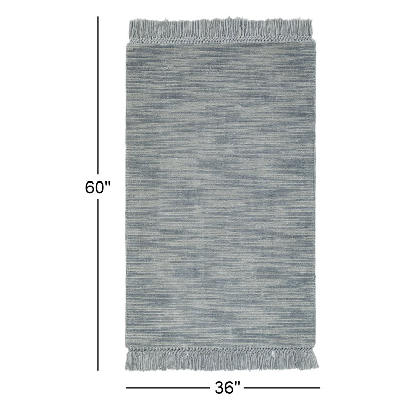 Liska Hand Loomed Wool Indoor Rug, Rectangle 3' x 5'