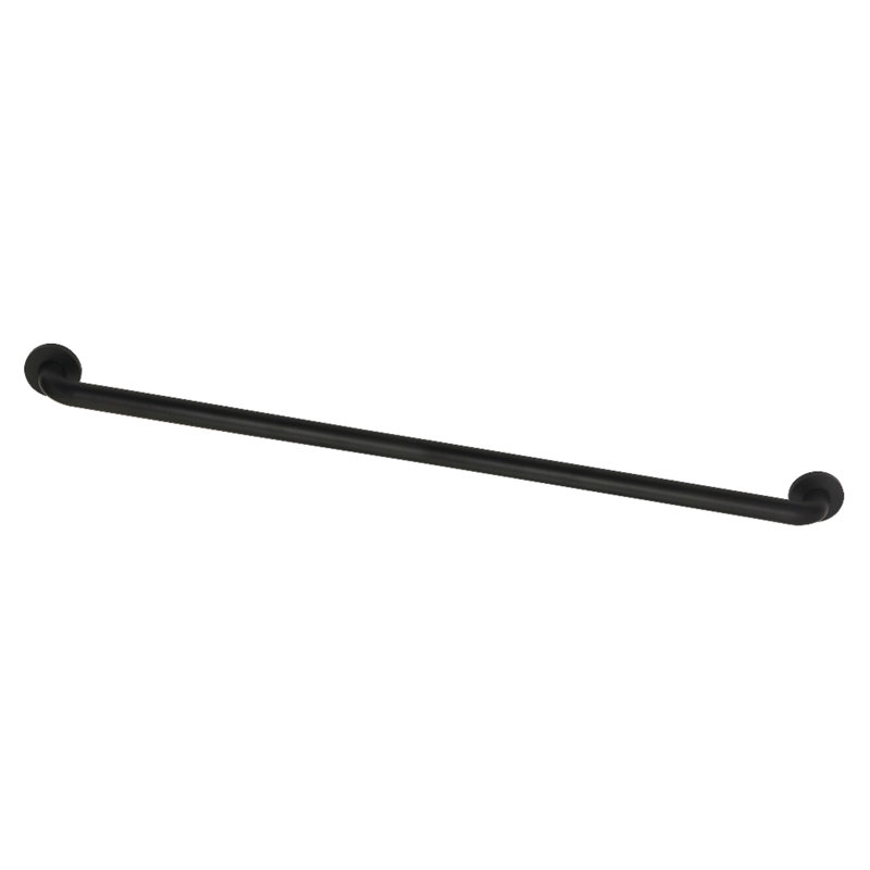 Kingston Brass Meridian 1-1/4 Inch O.D Grab Bar, Matte Black