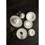 Gem Cut Onyx Bread and Butter Plate