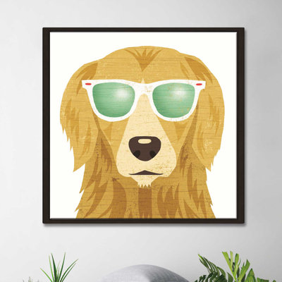 «Beach Bums Golden I» par Michael Mullan, reproduction d'art graphique sur toile