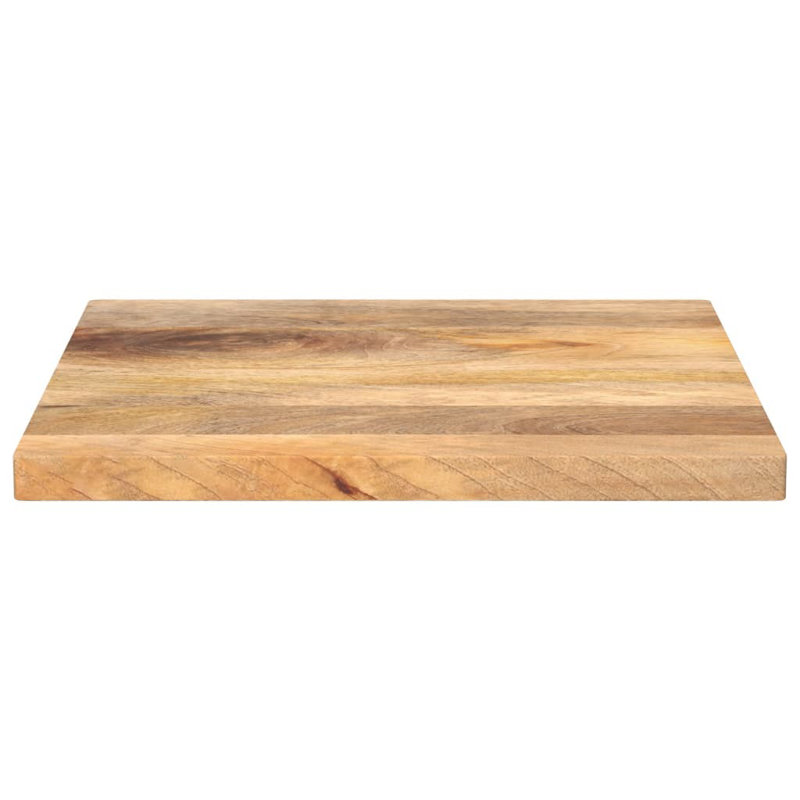 Table Top Solid Wood Mango, Natural, 1.5 in H x 23.6 in W x 23.6 in D