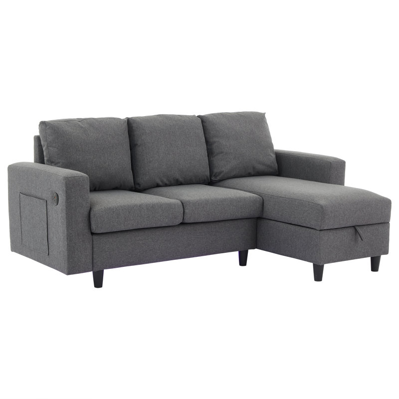 3 Seater Corner Sectional, Gray