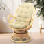 Fauteuil d'appoint pivotant en rotin Melbourne-526825019-526825017