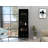 Wine Bottle & Glass Rack Black
