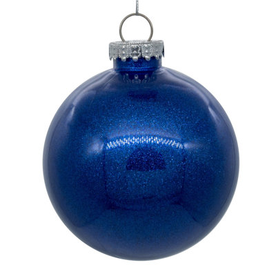 Clear Glitter Interior Ball Ornament