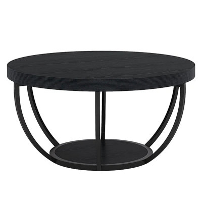 Round Chating Table,Central Table,2-Tier Coffee Table