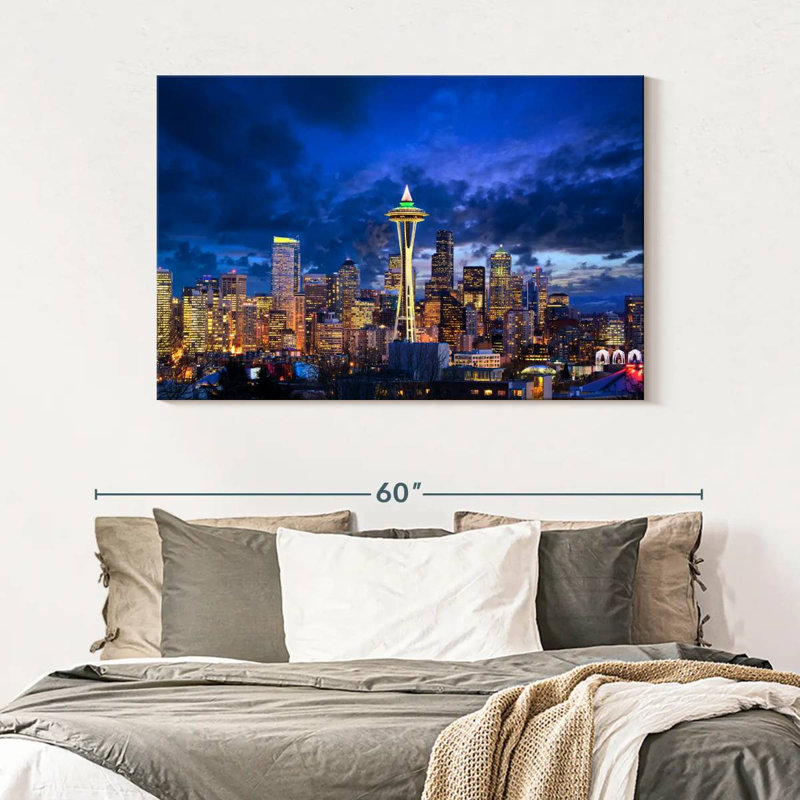 Sireci Space Needle Standout, 32" H x 48" W