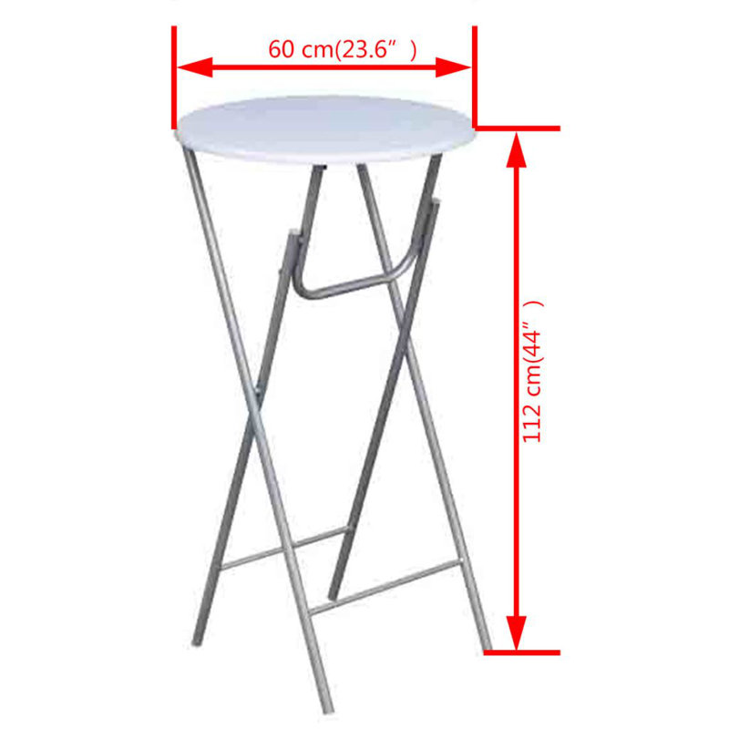 Extendable Round Metal Base Dining Table