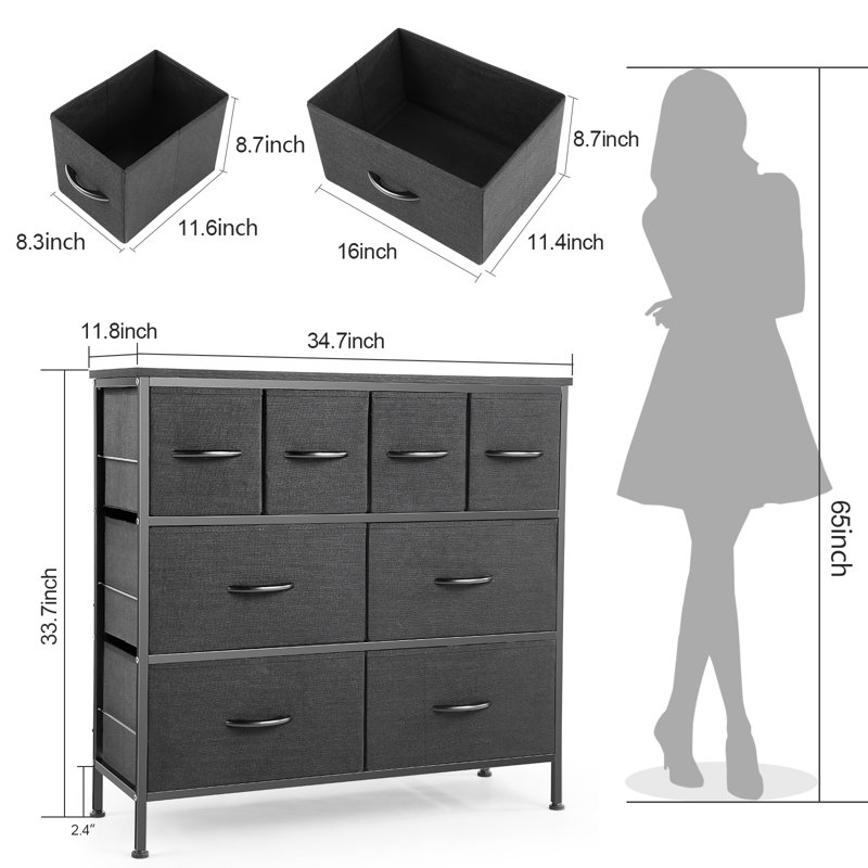 Commode 8 tiroirs Charta