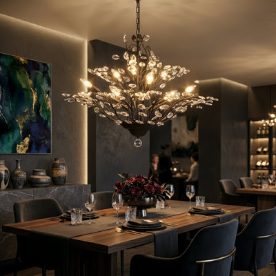 Darcey 12-Light Dimmable Empire Chandelier