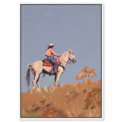 "Blue Sky Ride", reproduction d'art sur toile par Notoriart