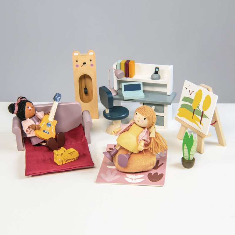 Study Dollhouses Furniture Accessories