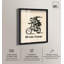 «Biking Frog Shadowbox», impression d'Halloween par Art Remedy, cadre noir, 24 x 30-534408937-534408853