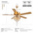 5-blade Crystal Indoor Ceiling Fan With Remote Control And Light-1142059561-1142059558