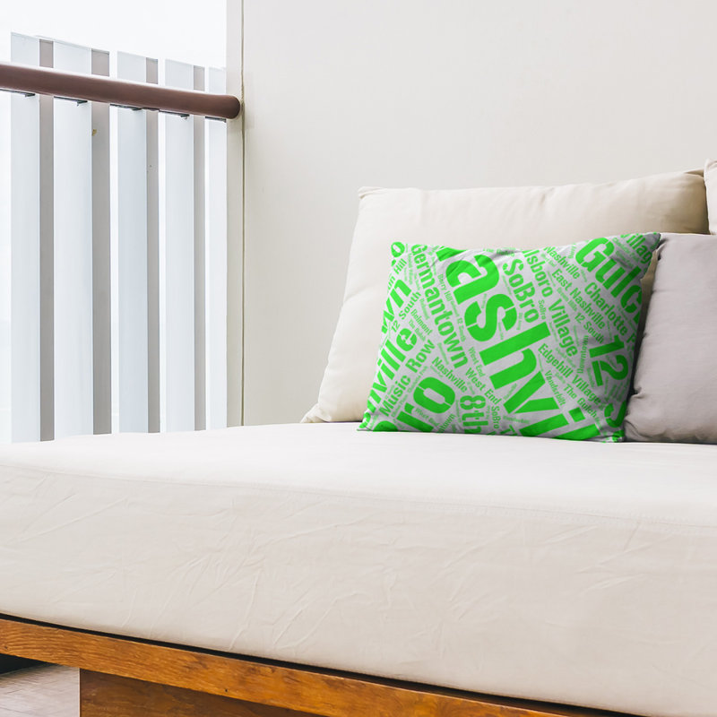 Coussin lombaire intérieur/extérieur nashville, Non, Vert