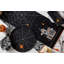  Rond de serviette noir Bird Nest
