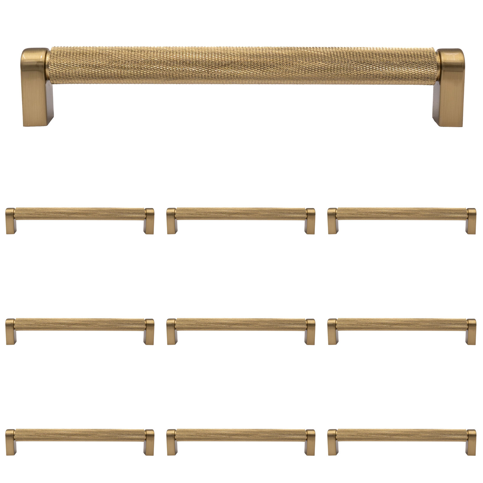 Kent Bar / Handle Pull Pull, Satin Brass, 7"