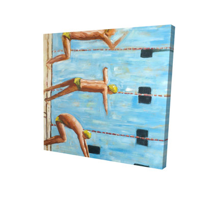 Swimmers - Sports Canvas Art for Home Decor | Hobbies