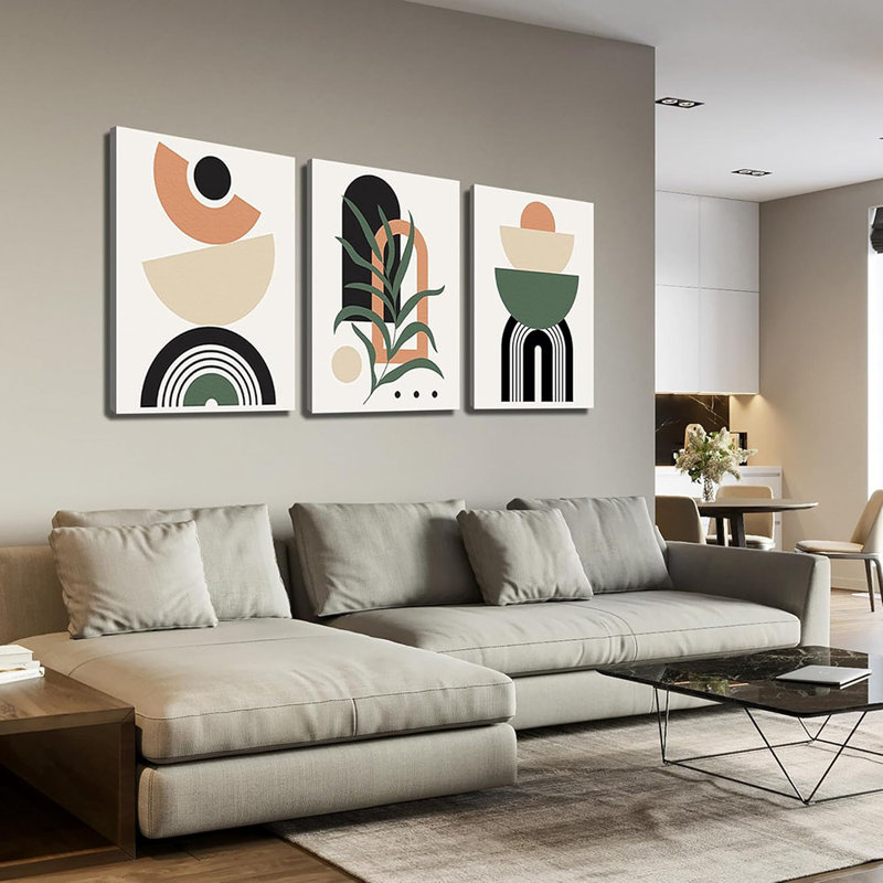 Boho Wall Decor For Dining Room 3 Piece Wall Art For Bedroom Modern Poster Wall Art For Dormitorios