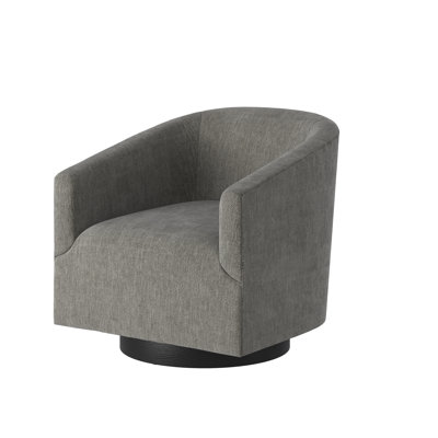 Wood Base Swivel Chair