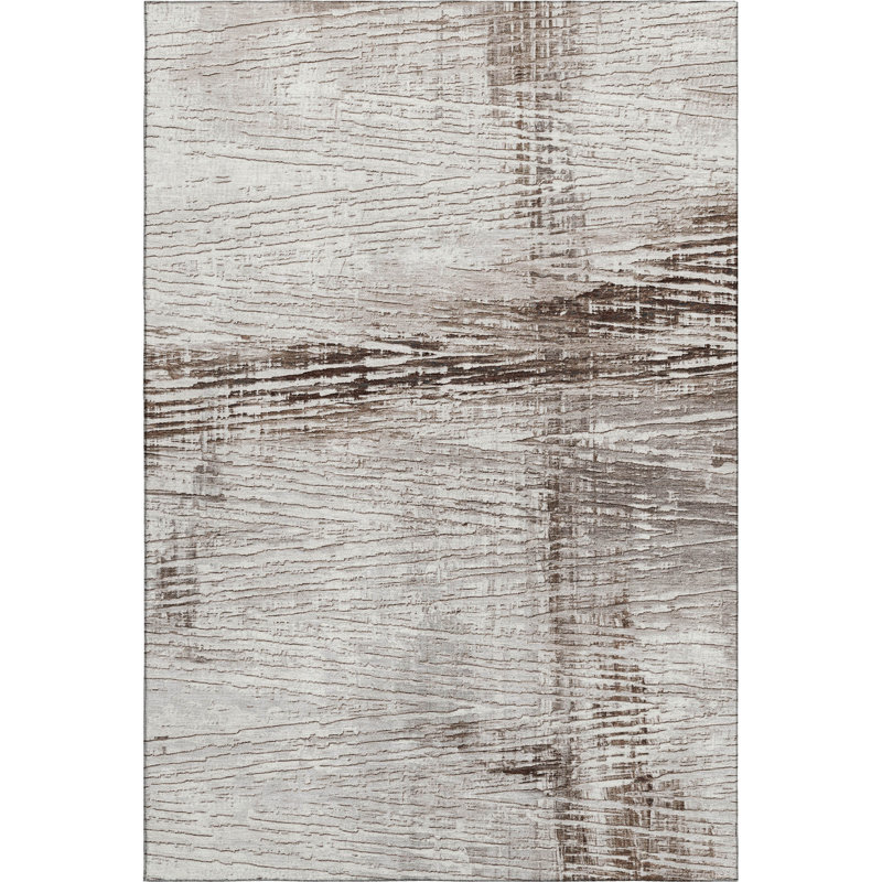 Premium Machine Washable Pirtle Stripes Rug, Rectangle 8' x 10'